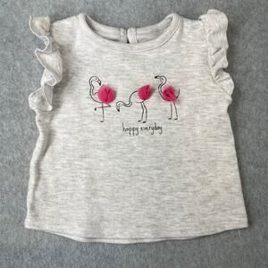B0031 Baby Gray Tee size 3-6 months